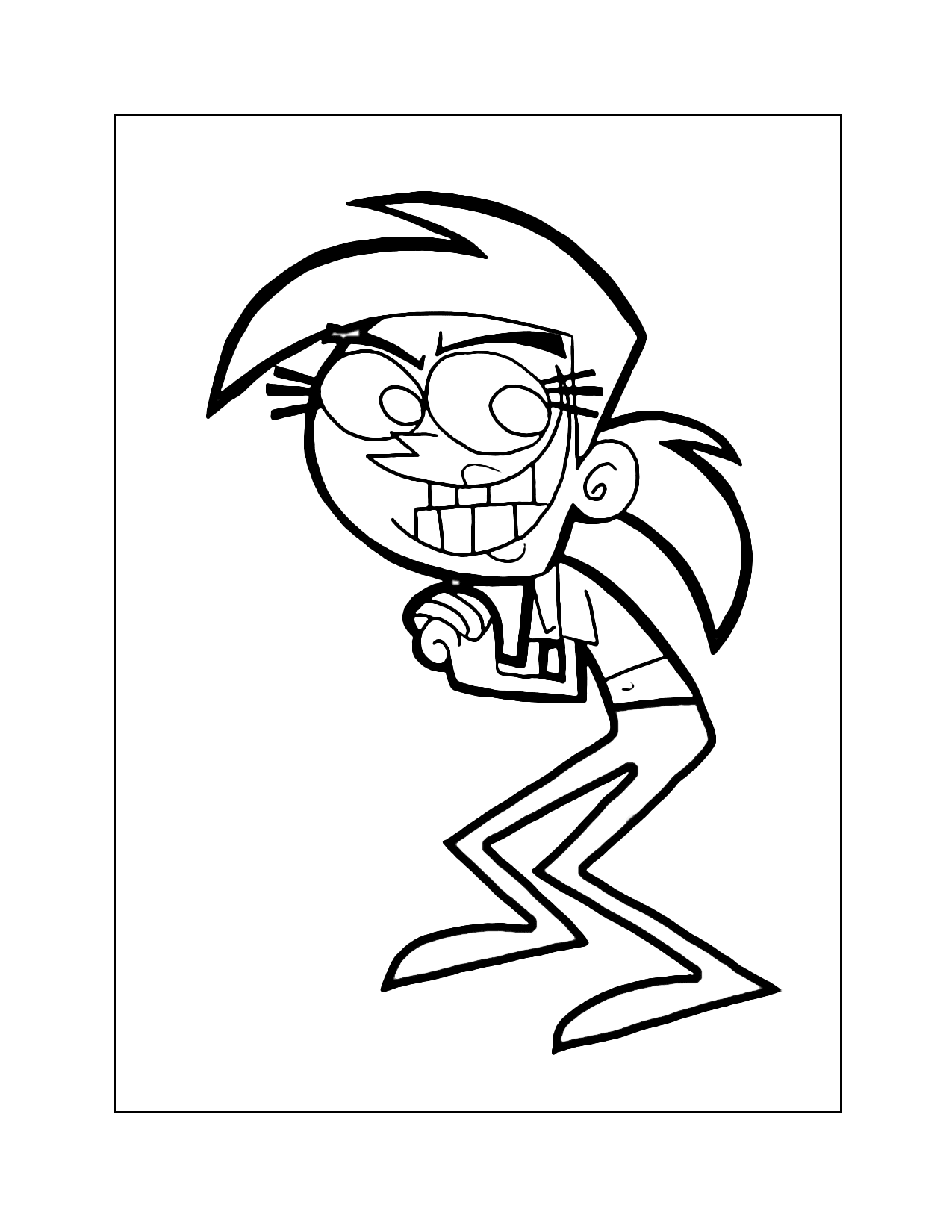 Evil Vicky Coloring Page