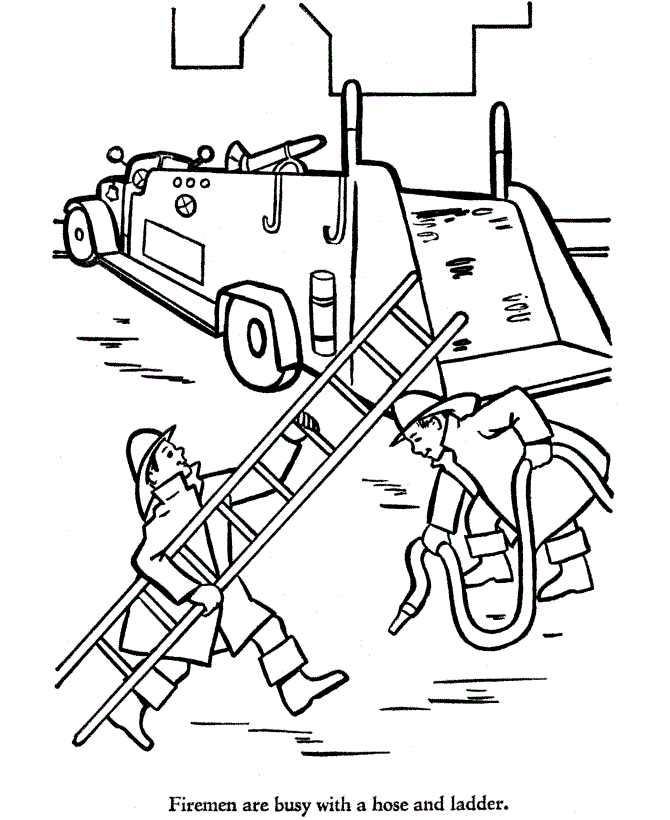 Firemen Coloring Pages