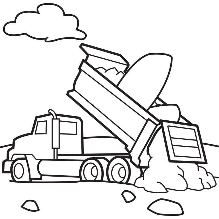 Truck Coloring Pages Coloring Rocks