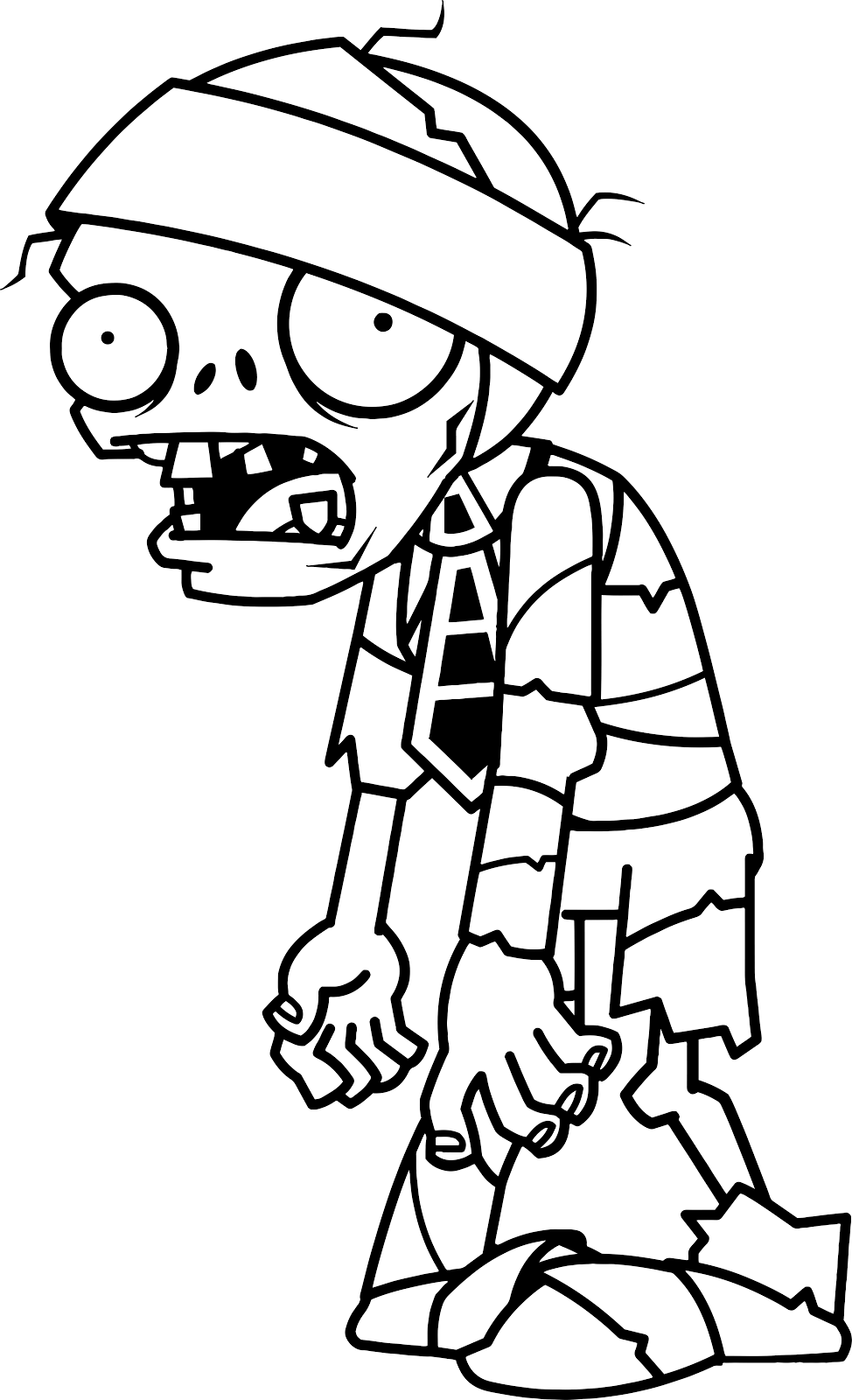 Free Plants Vs Zombies Coloring Pages