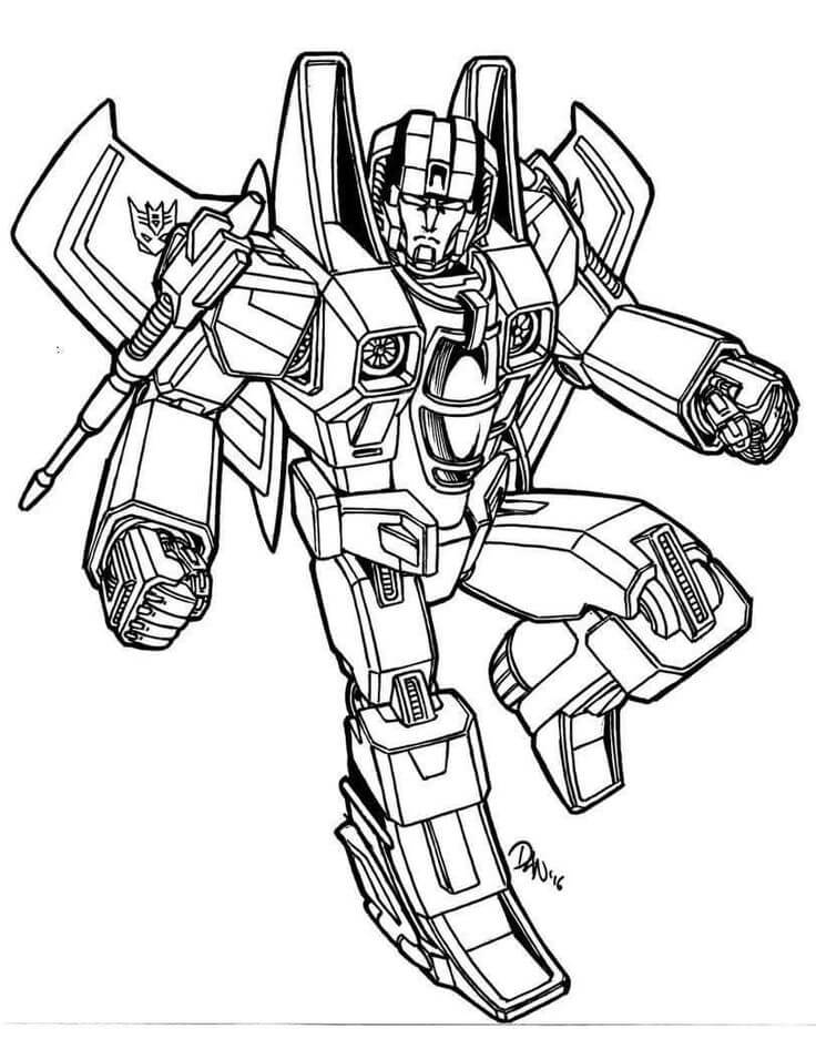 Free Printable Transformers Coloring Page
