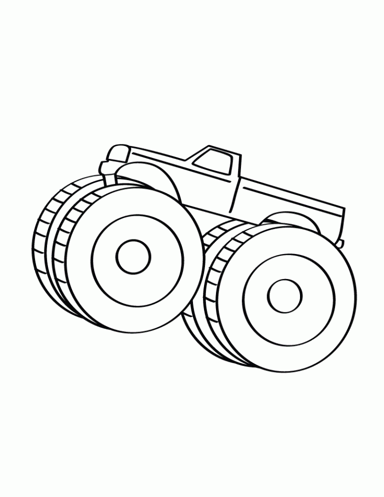 Free Truck Coloring Page Printables