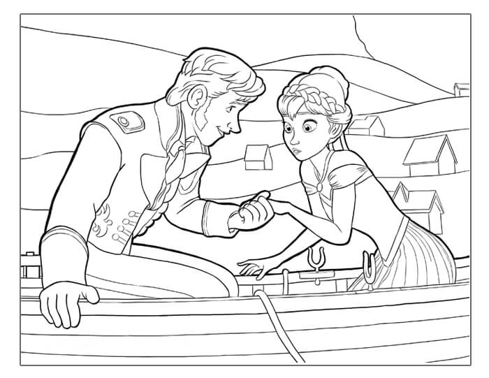 frozen-coloring-page