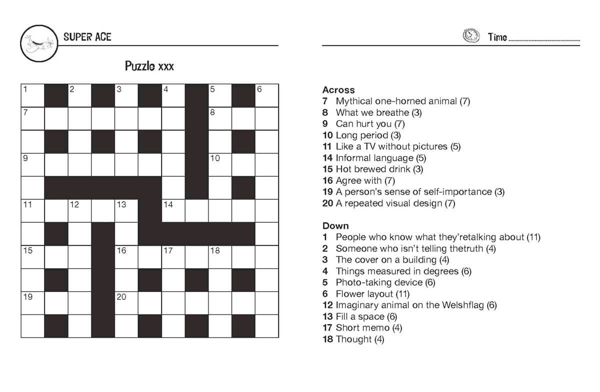 Fun Crossword Puzzles for Kids
