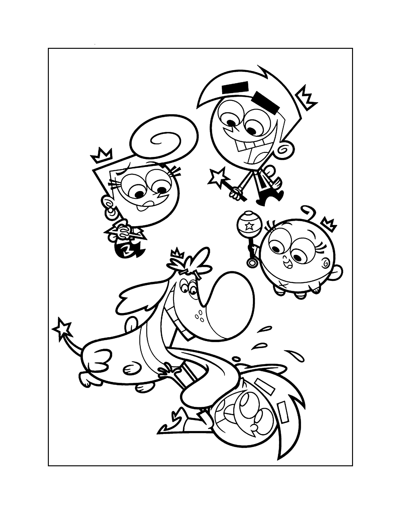 Fun Fairly Odd Parents Coloring Pages
