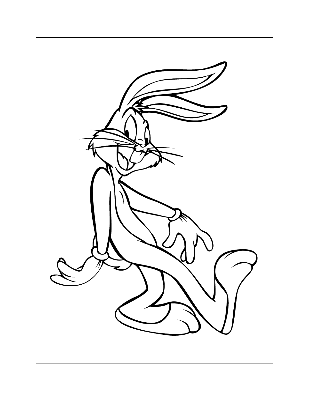 Funny Bugs Bunny Coloring Pages