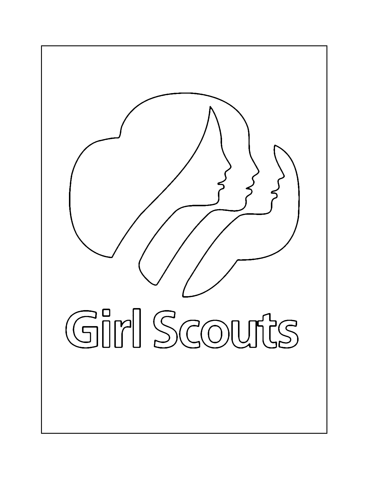 Girl Scouts Coloring Pages