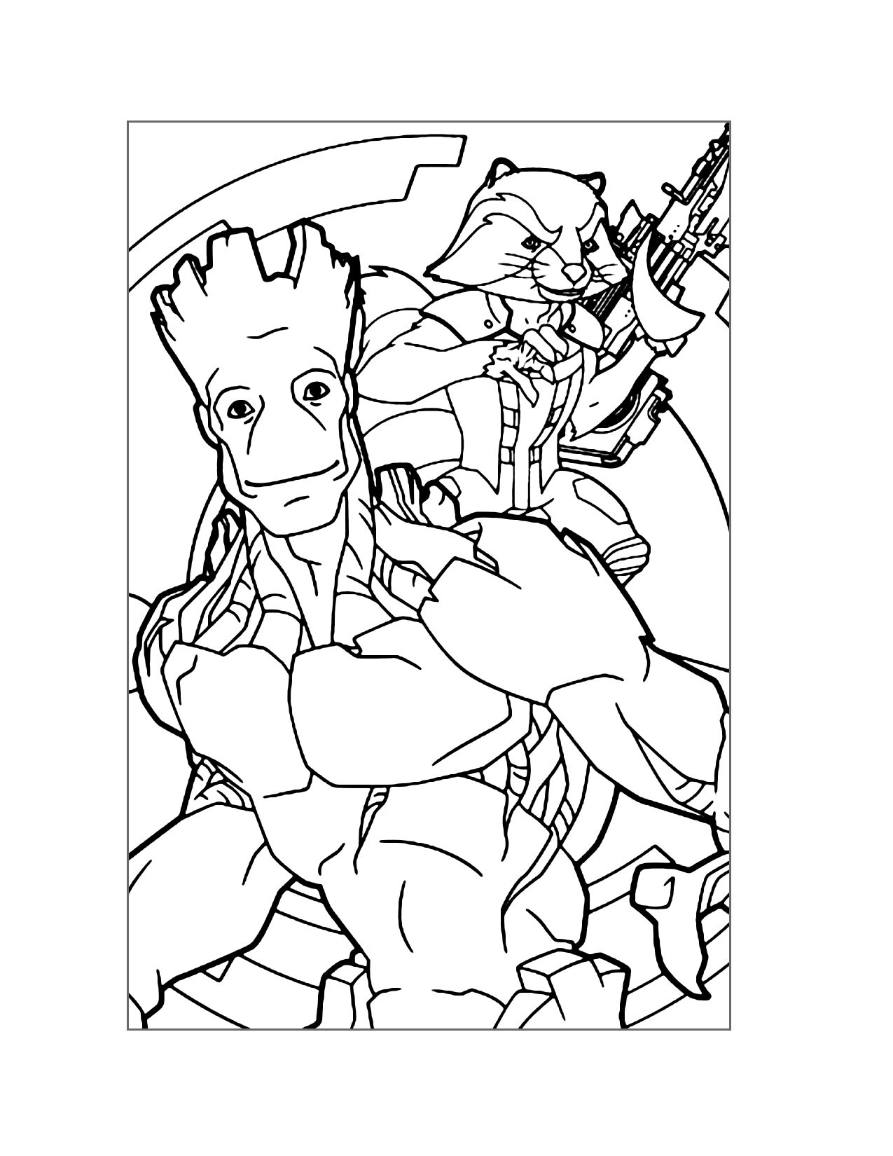 Guardians Characters Coloring Pages