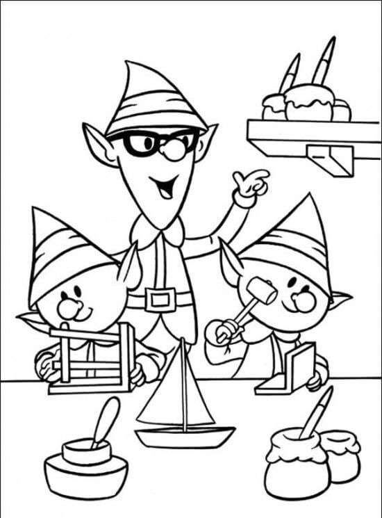 Hank - Rudolph Coloring Pages