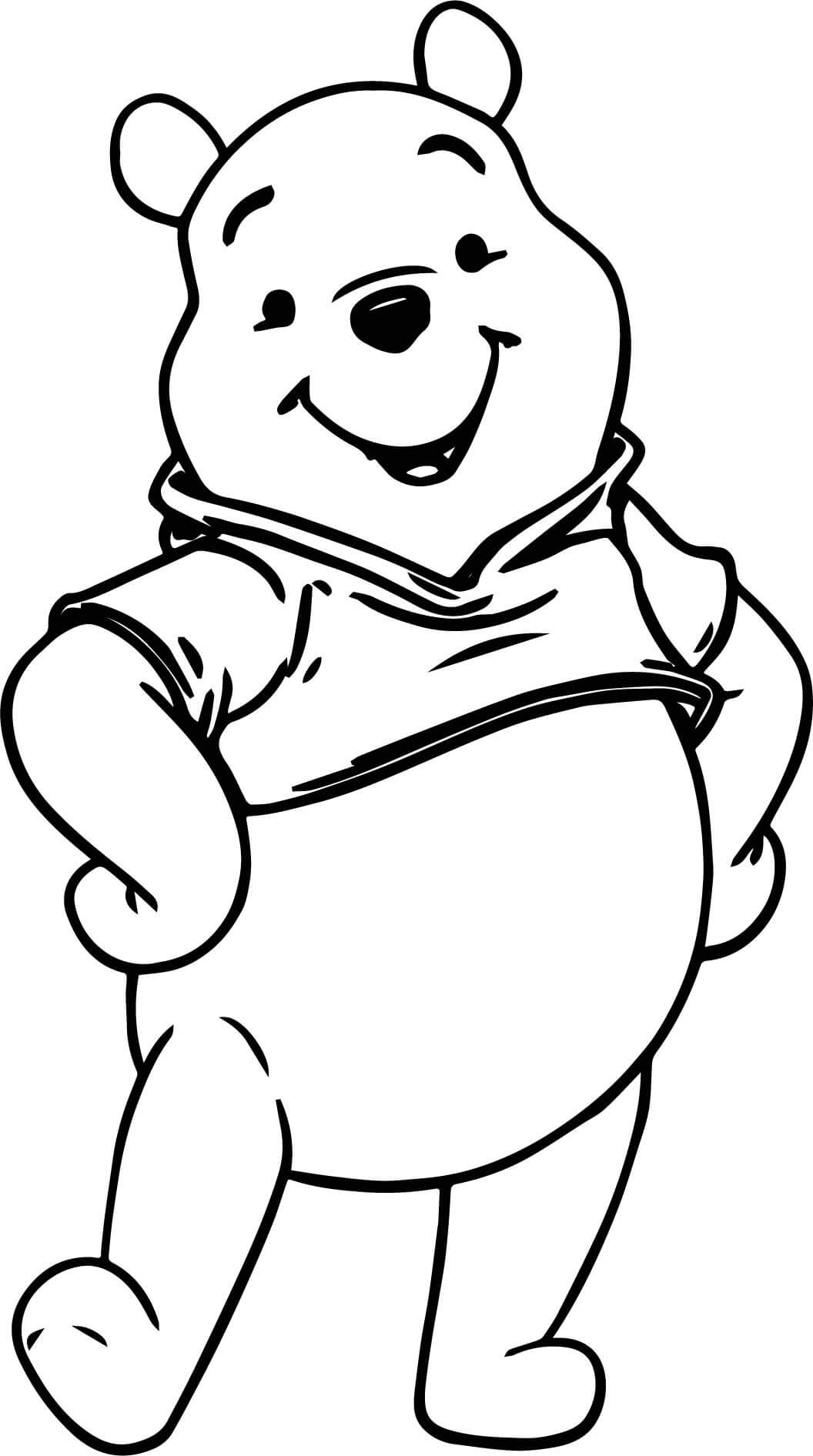 Happy Winnie The Pooh Coloring Pages2