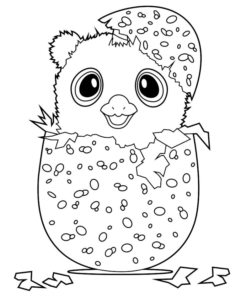 Hatching Hatchimals Coloring Pages2
