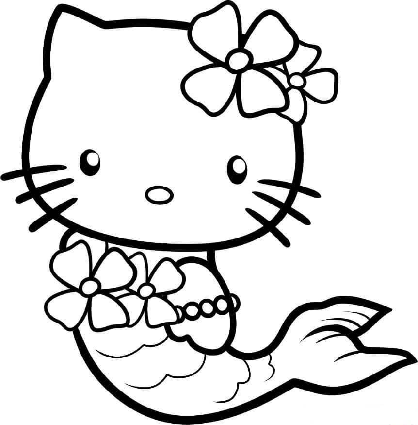 Hello Kitty Coloring Pages Coloringrocks