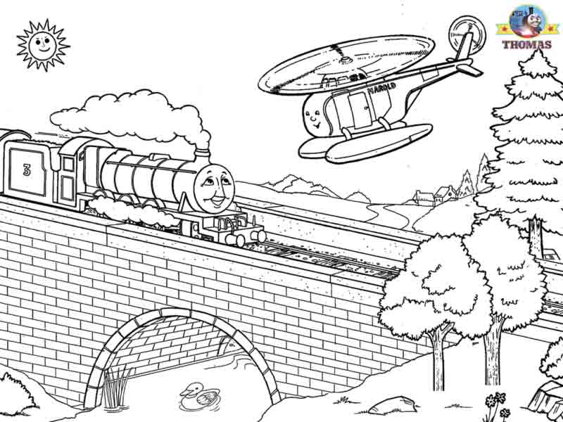 Henry And Harold Thomas Coloring Pages