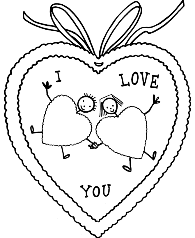 I Love You Printable Valentines Day Card