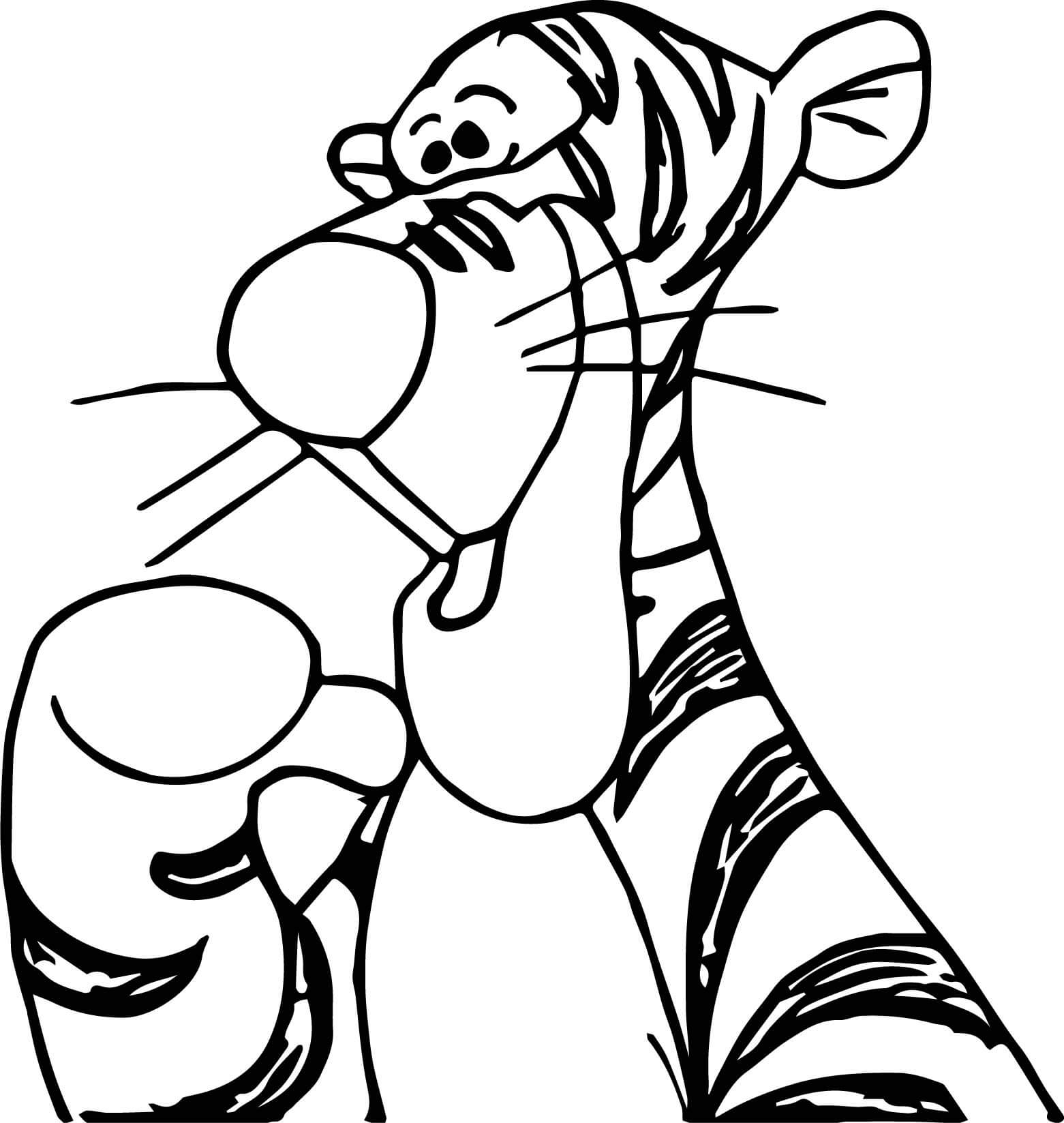 Im the Only One Tiger Coloring Page