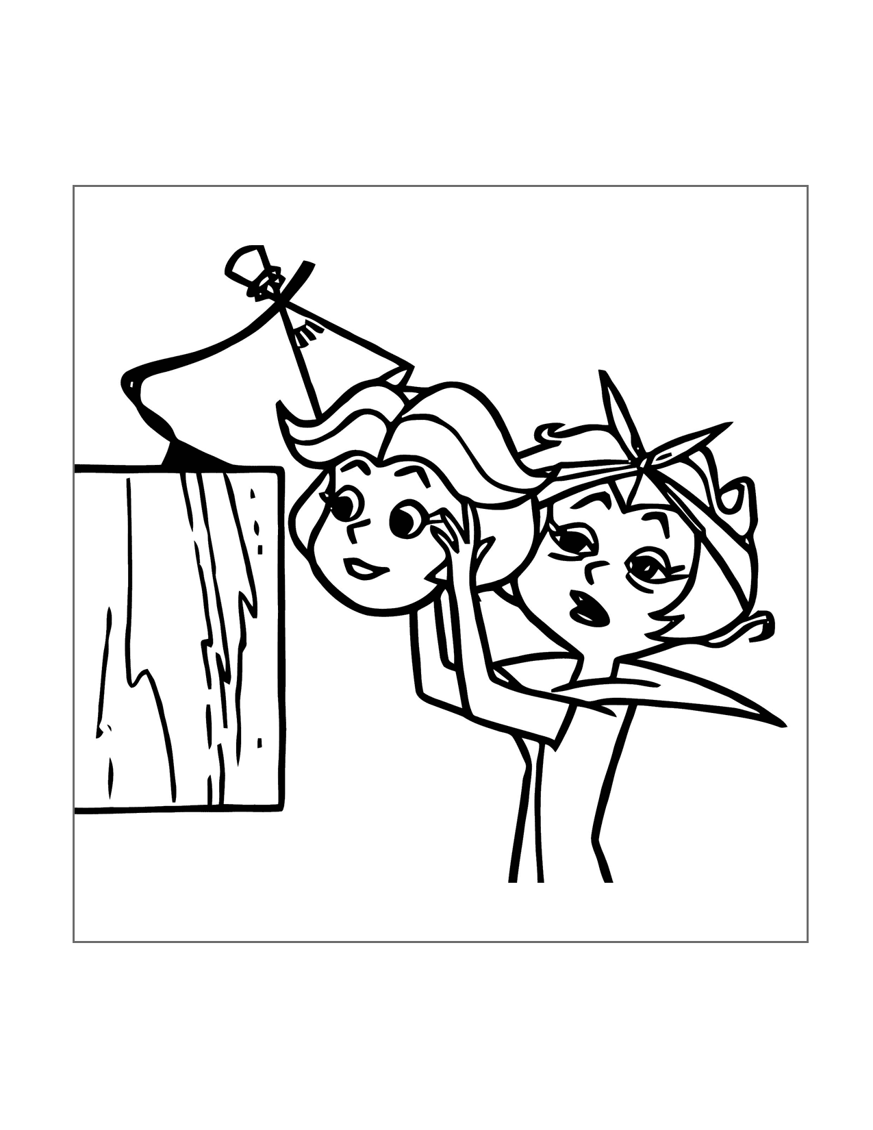 Jane Jetson Putting On Her Face Coloring Page