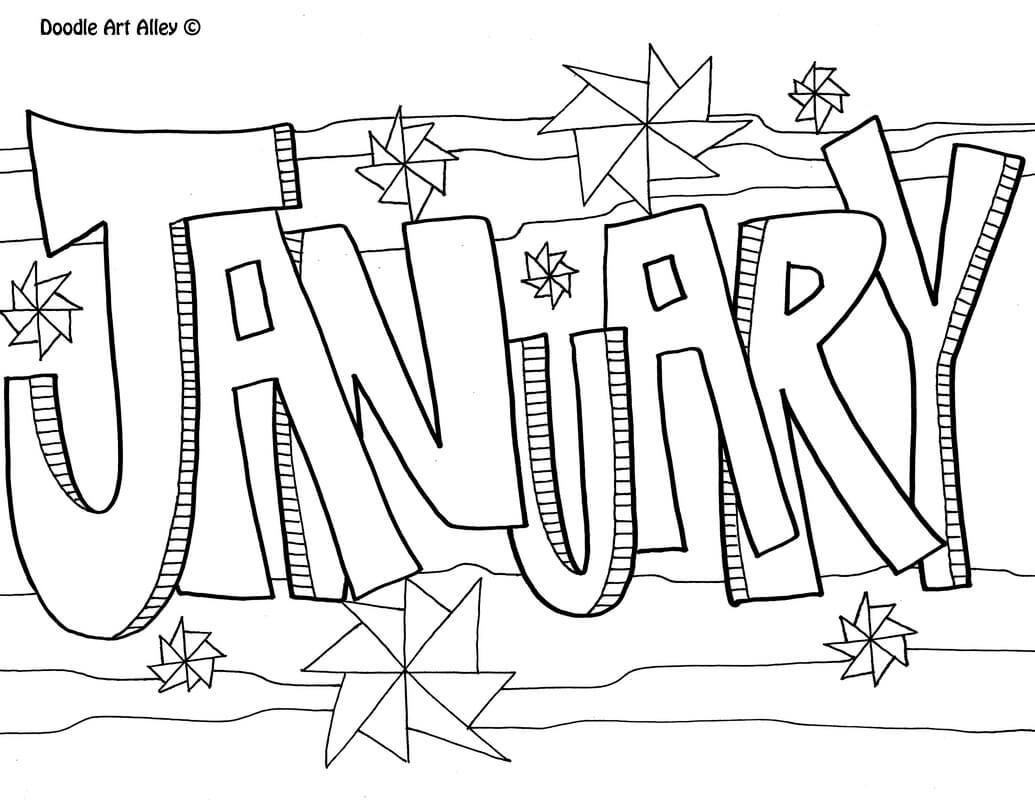 January Coloring Pages2