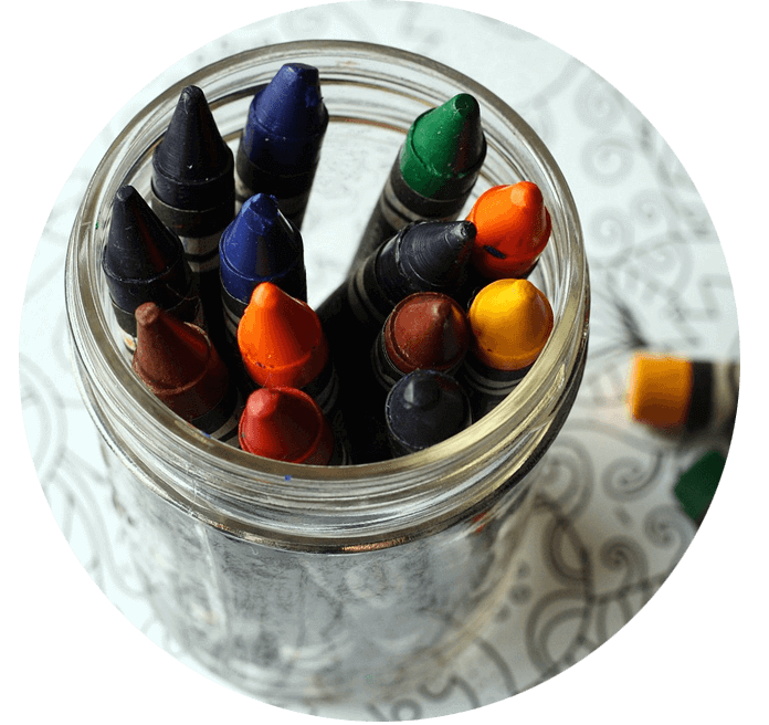 Jar Of Crayons