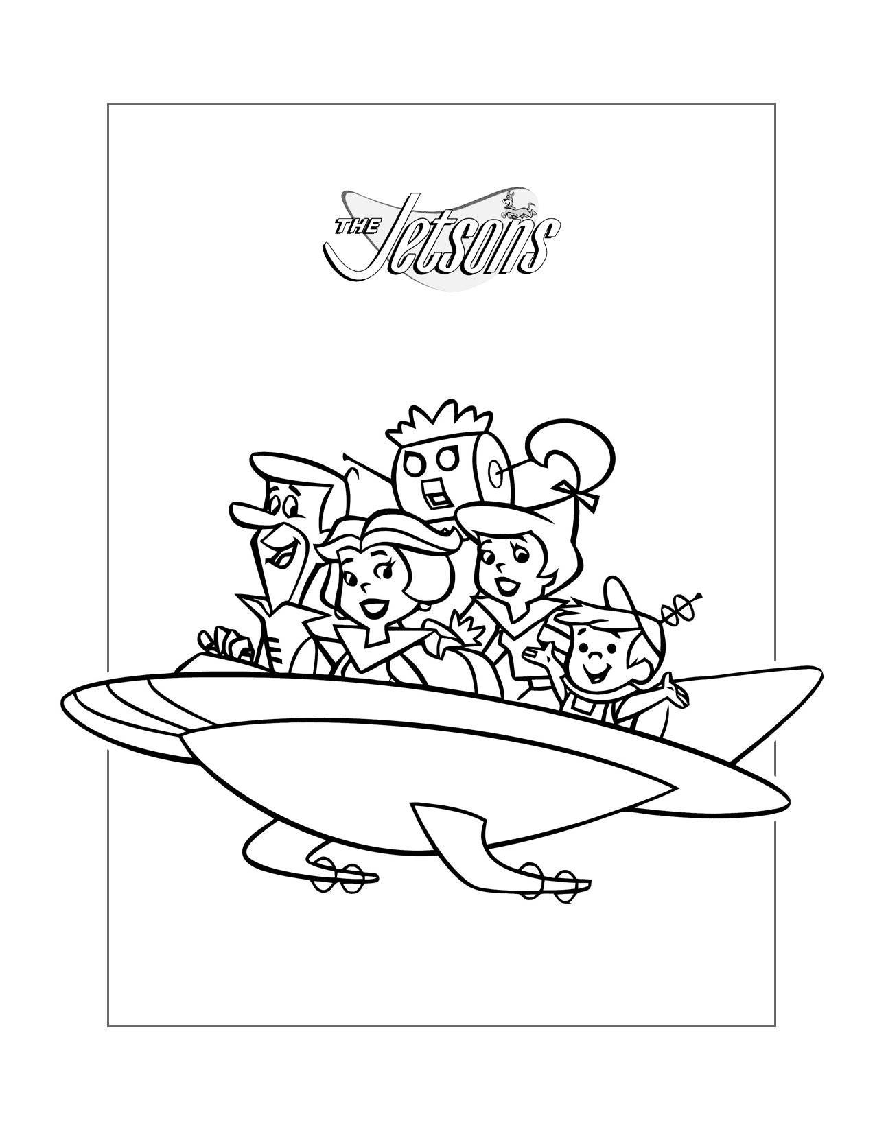 Jetsons Coloring Page