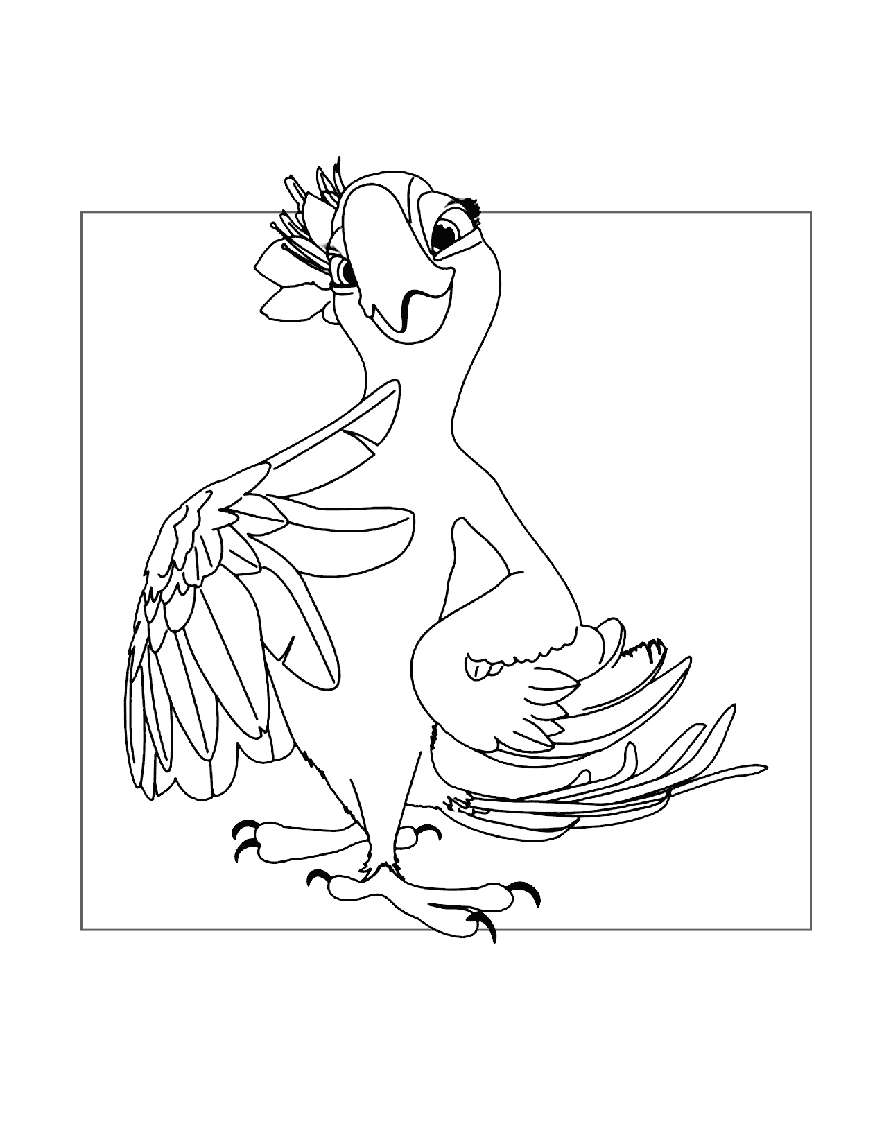 Jewel Rio Coloring Pages