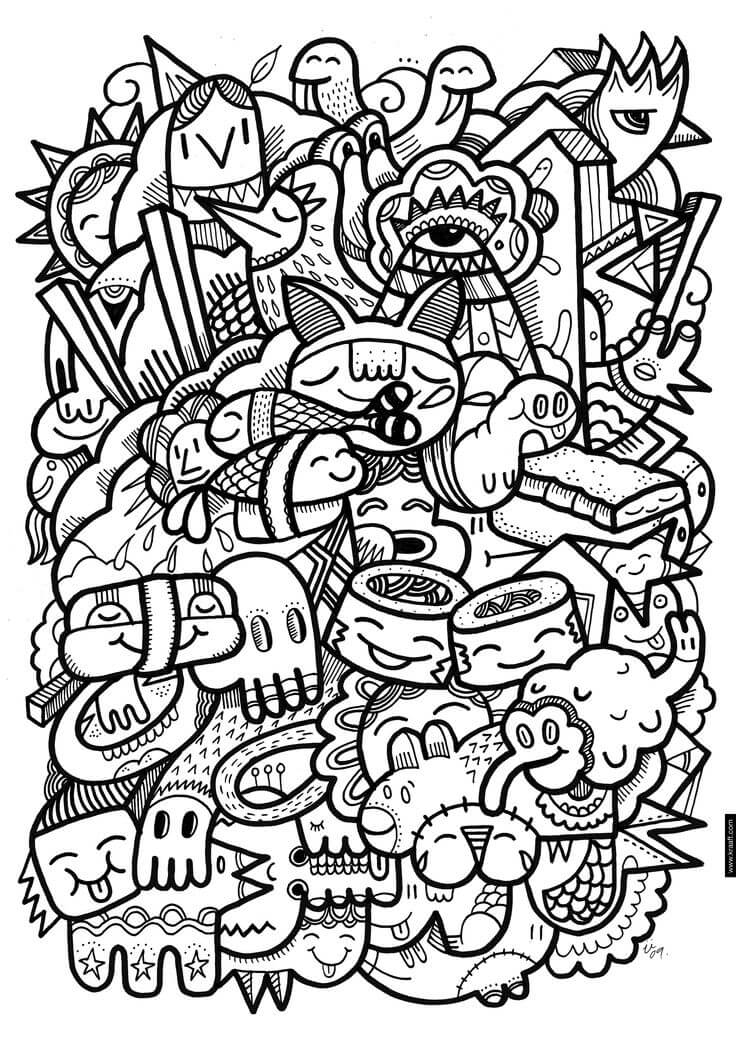 Kawaii Coloring Pages – coloring.rocks!