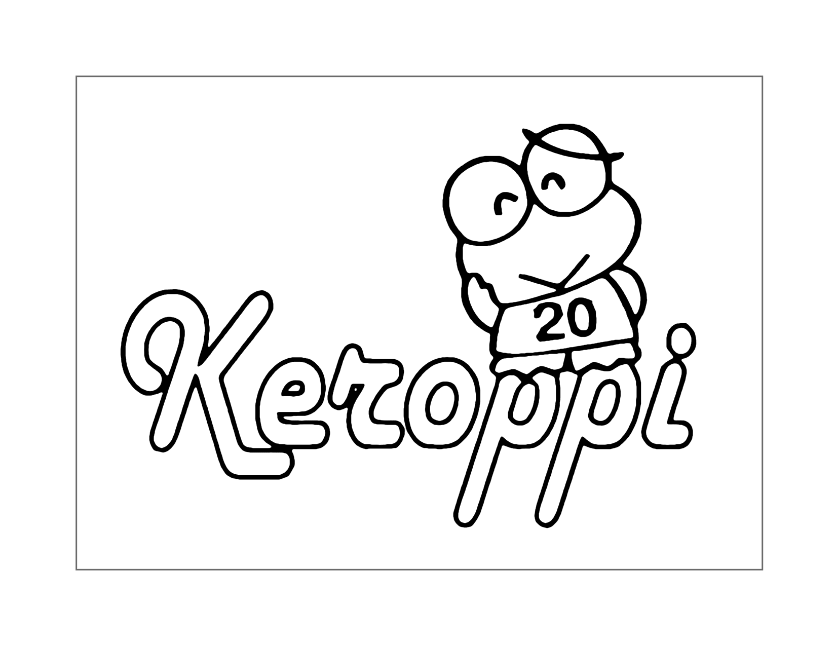 Keroppi 20 Coloring Page