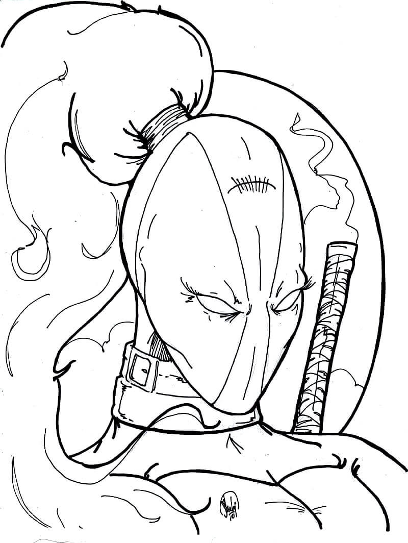 Lady Deadpool Coloring Pages