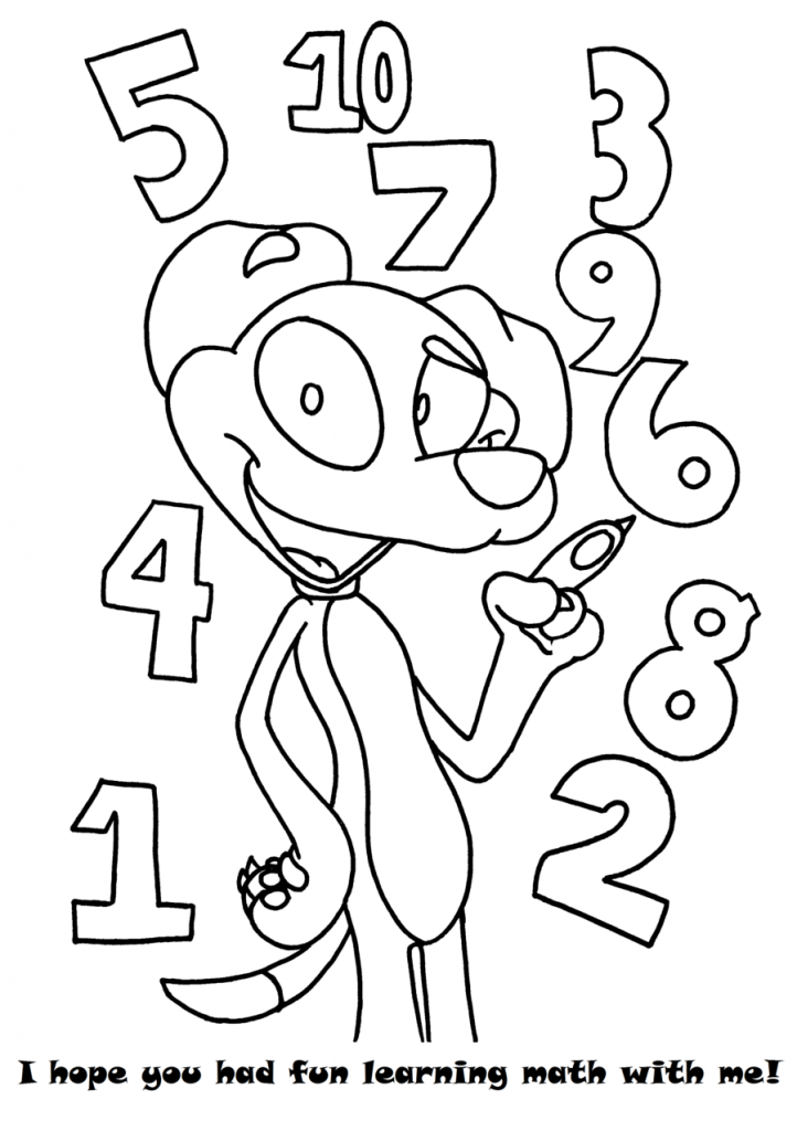 Learn Math Coloring Page
