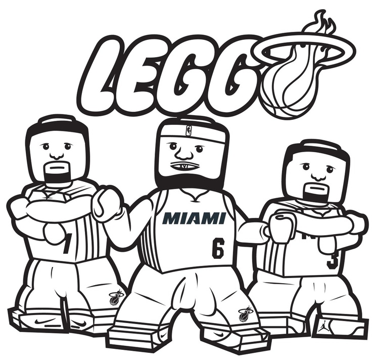Lego Coloring Pages Miami
