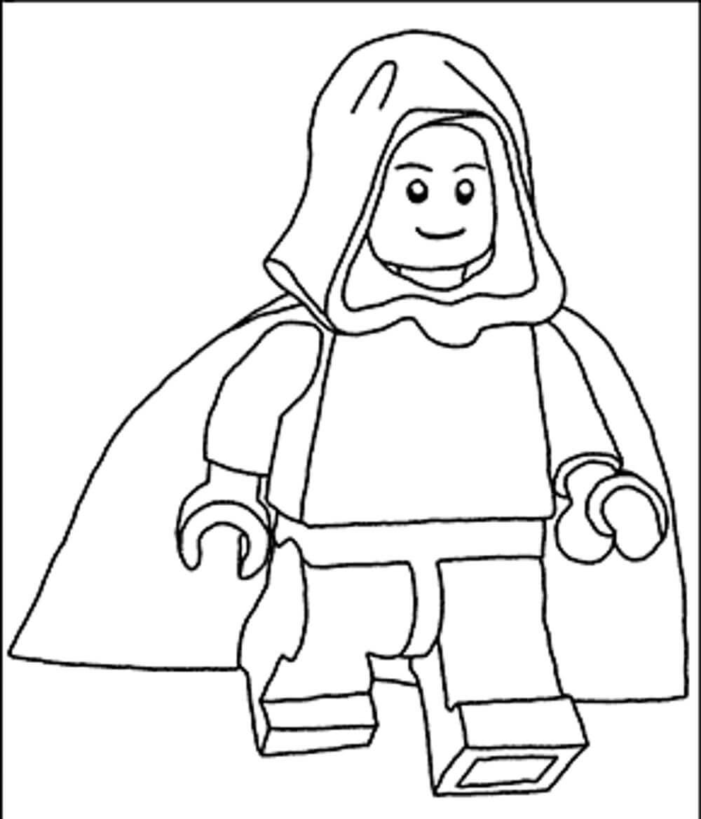 Lego Jedi Coloring Page