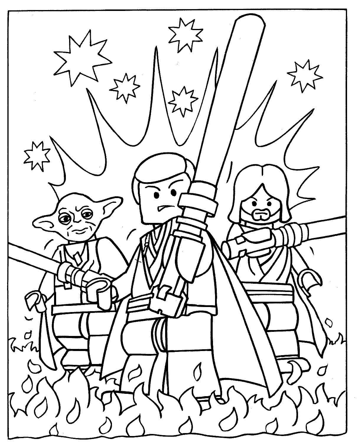 Lego Star Wars Coloring Picture