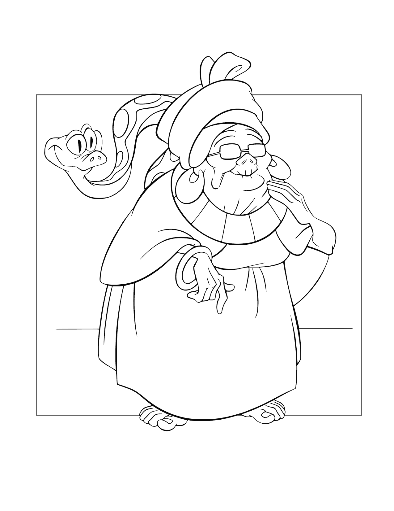 Mama Odie Princess And The Frog Coloring Page