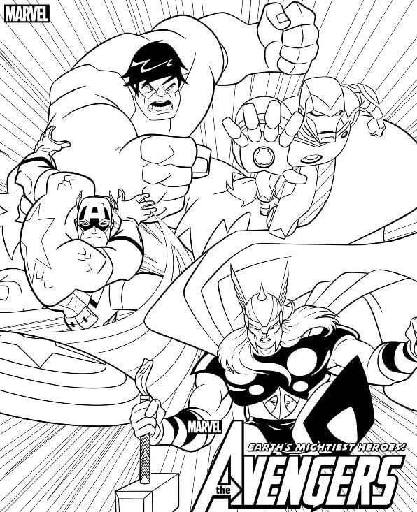 avengers coloring pages – coloringrocks