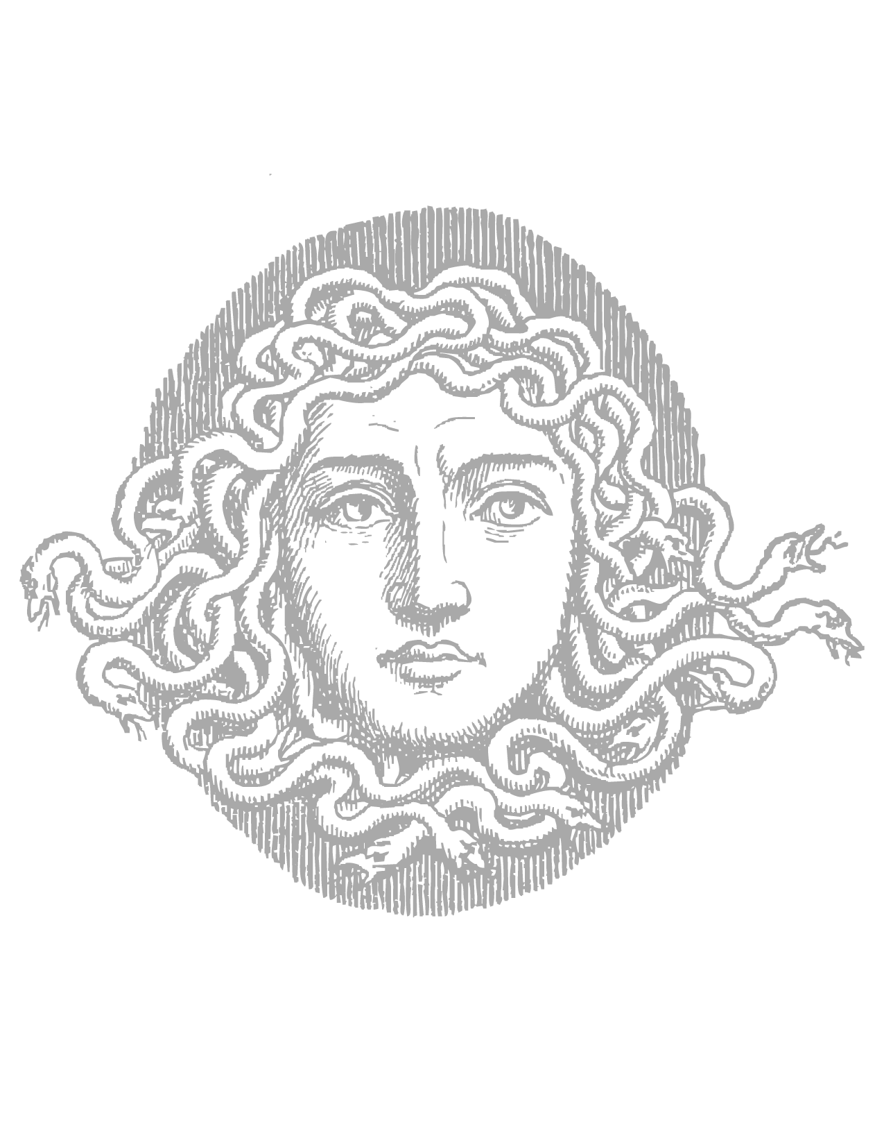 Medusa Snakehead Tracing And Coloring Page