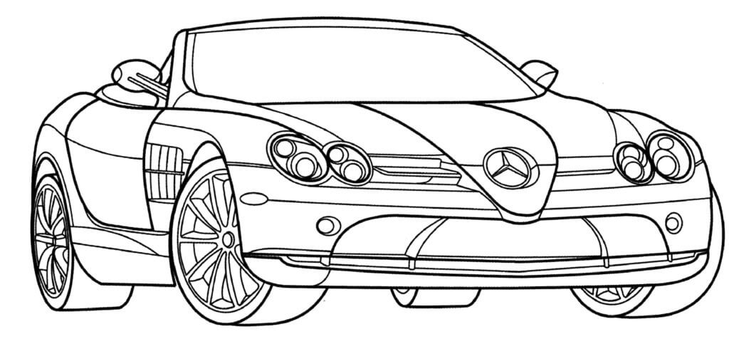 Mercedes Car Coloring Pages