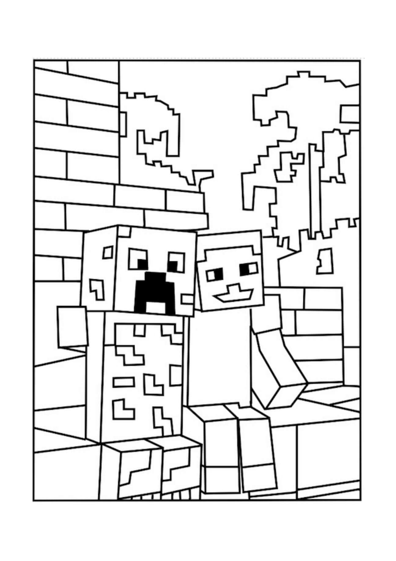 Minecraft Coloring Pages3