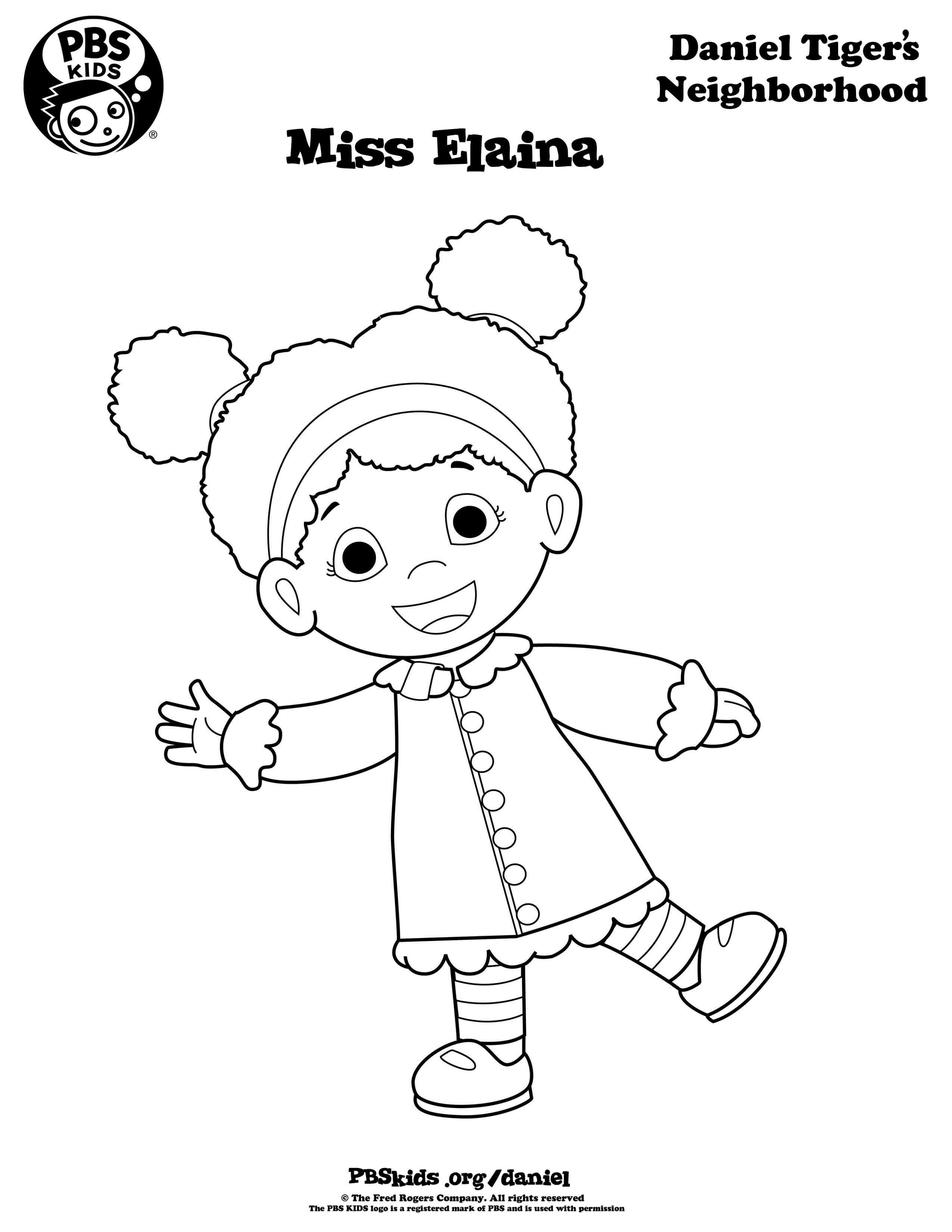Miss Elaina Coloring Page