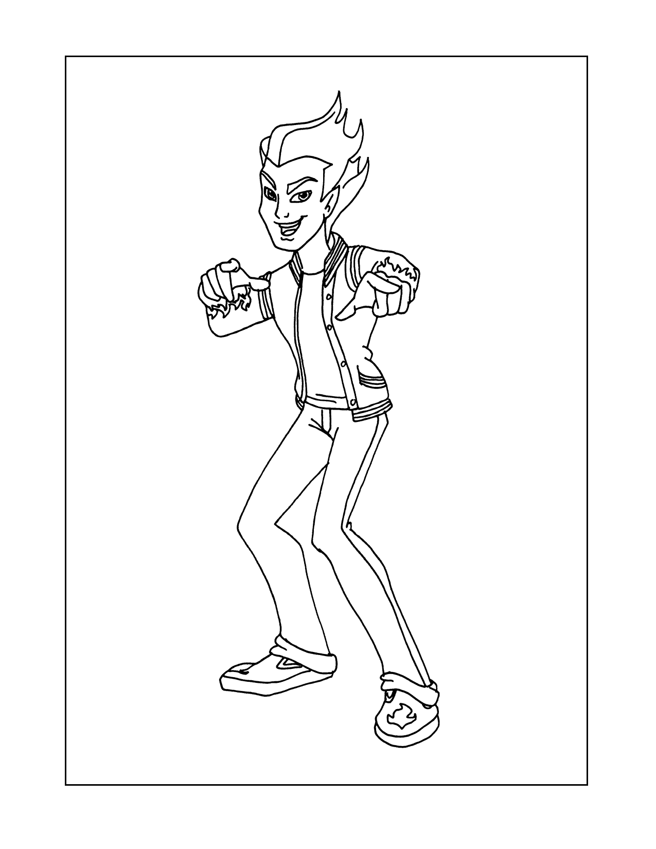 Monster High Heath Coloring Page