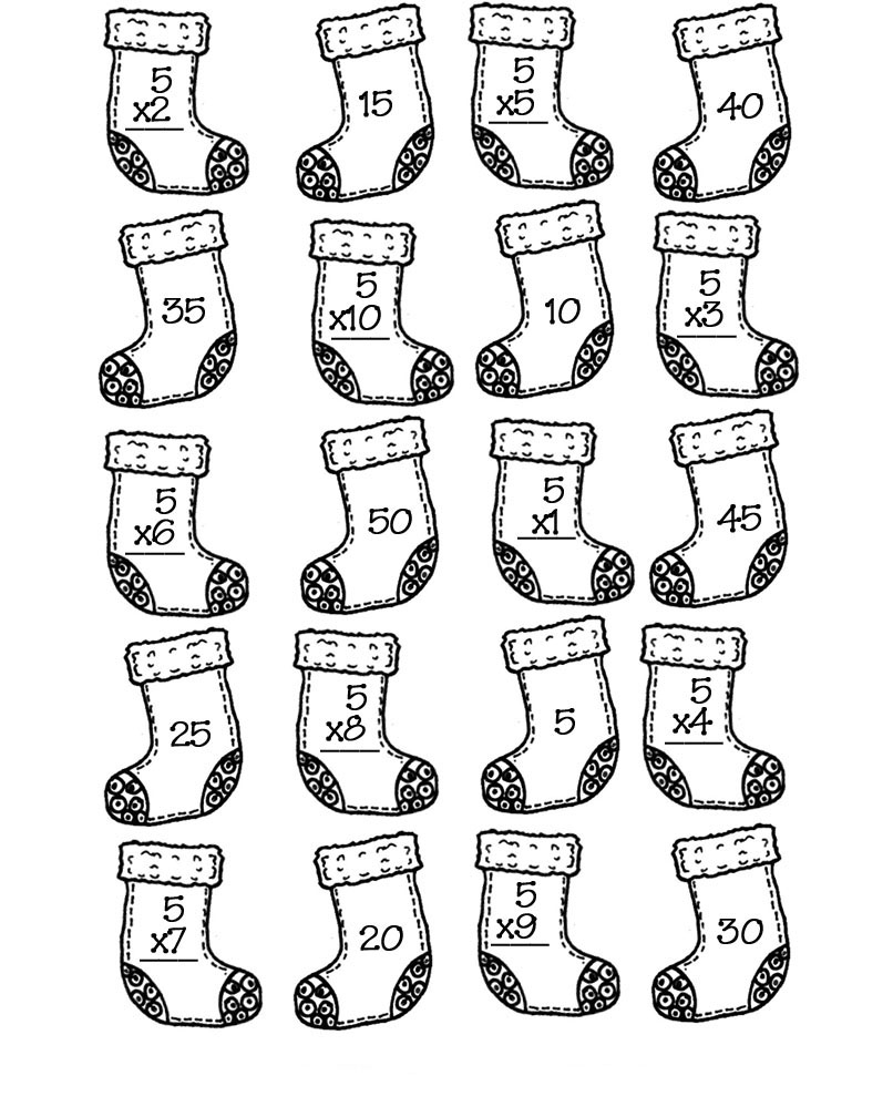 Multiplication Worksheets Coloring Rocks