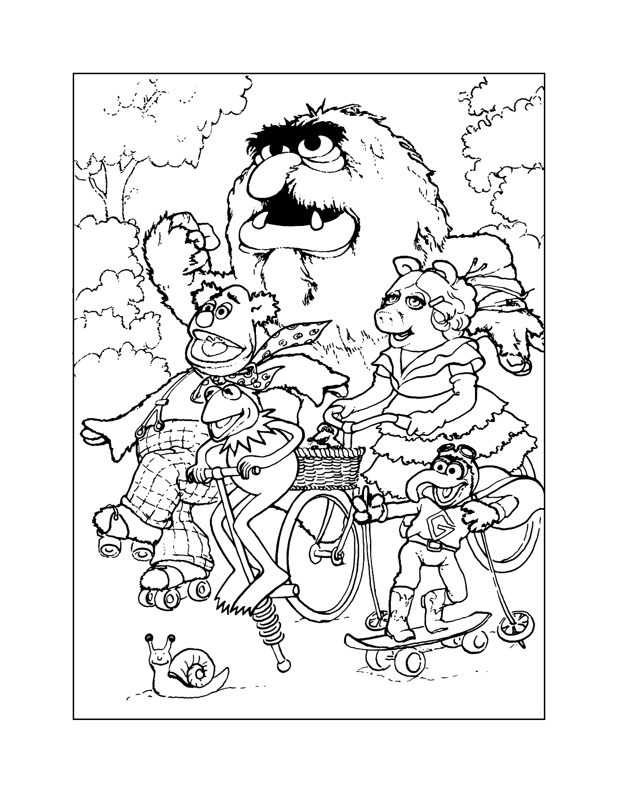 Muppet Show Characters Coloring Pages