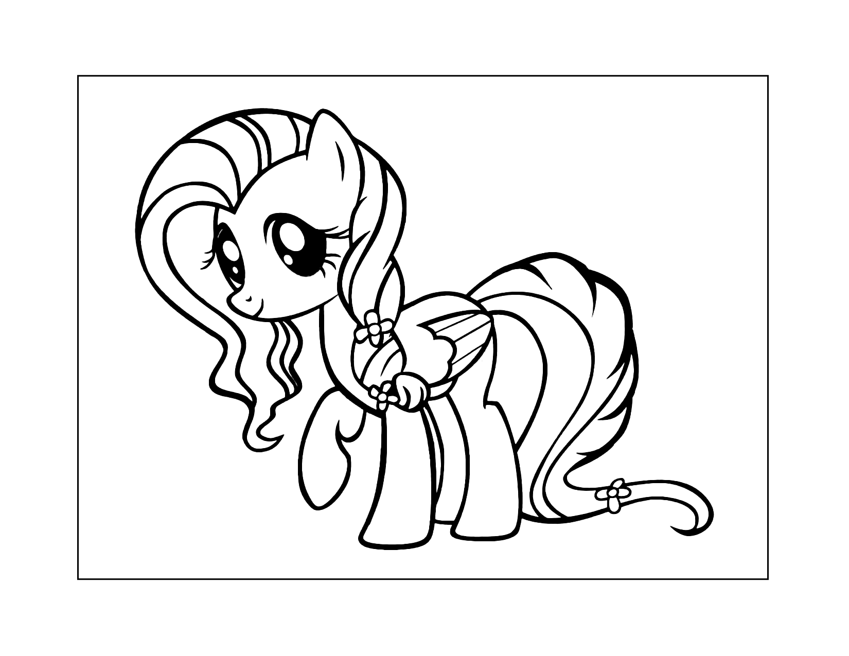 My Little Pony Pegasi Coloring Page
