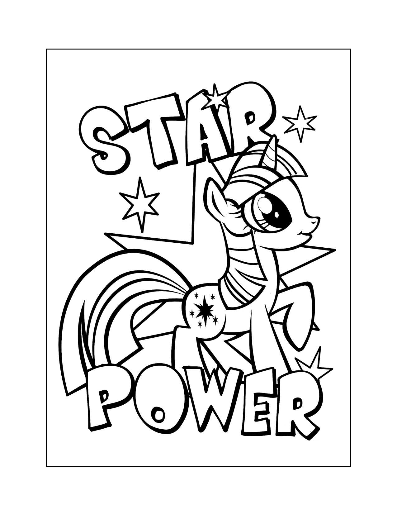 My Little Pony Star Power Coloring Pages