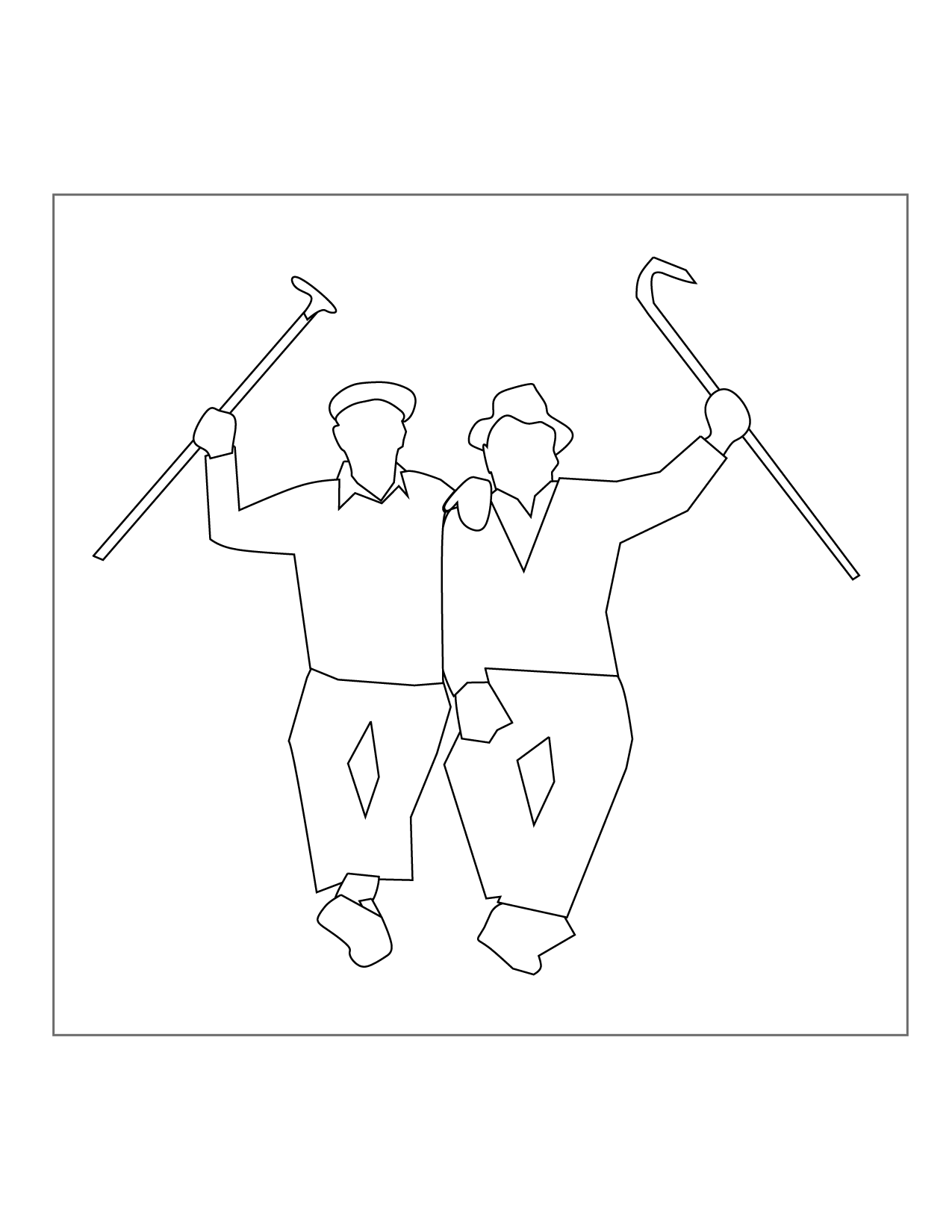 Old Friends Coloring Page
