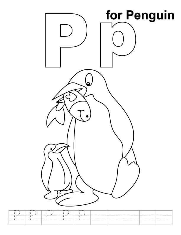 P is for Penguin Worksheet