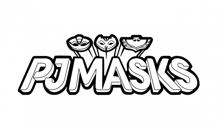 PJ Masks Logo Coloring Pages