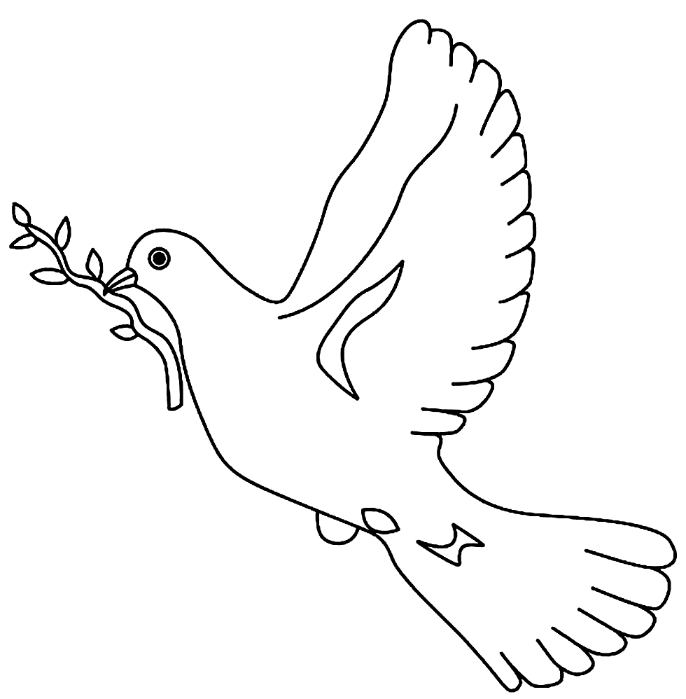 Peace Dove Coloring Pages