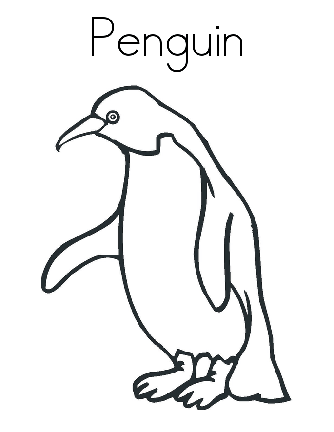 Penguin Coloring Pages2