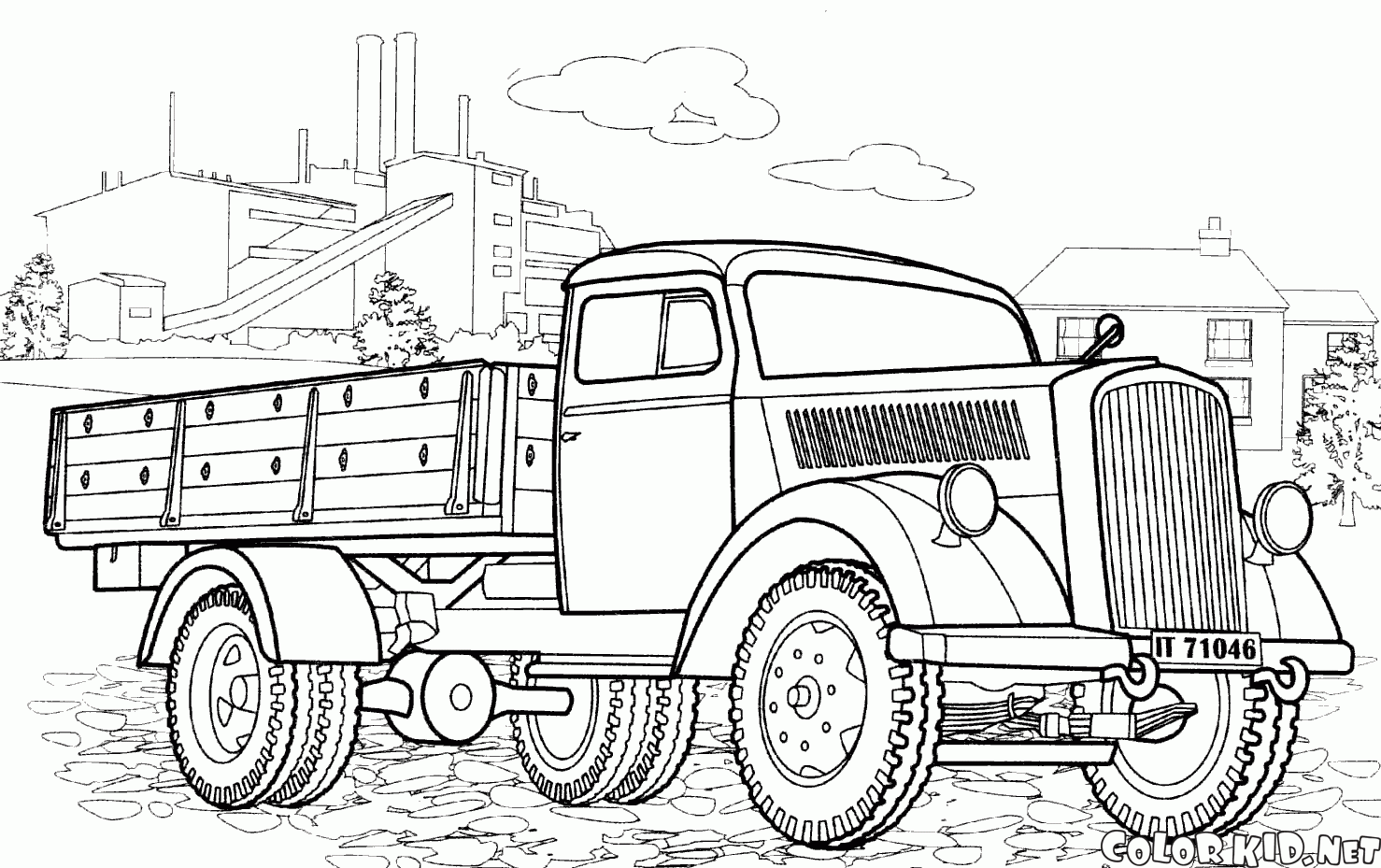 Pickup Truck Coloring Pages