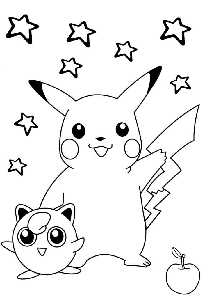 Pikachu Coloring Pages for Boys