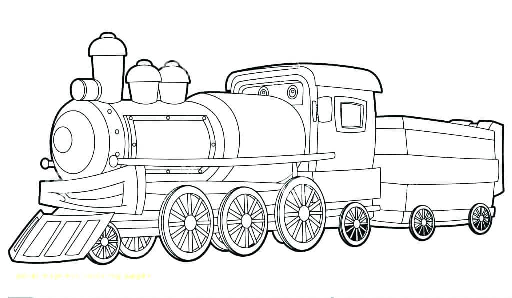 Polar Express Train Free Coloring Pages